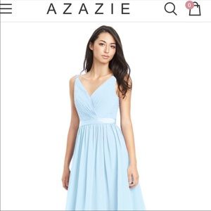 Azazie Sky Blue Bridesmaid dress